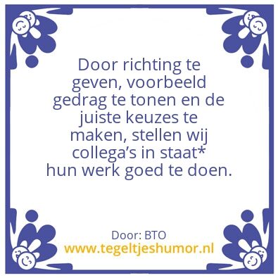 Tegeltje: Purpose