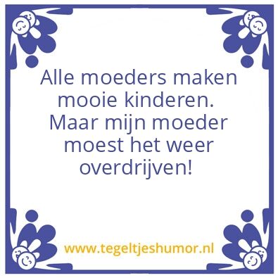 Tegeltje: Moeder