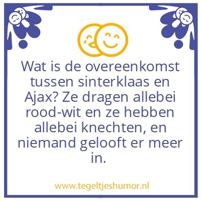 Tegeltje: Sinterklaas