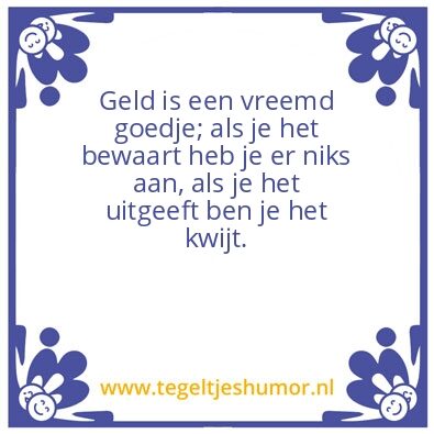 Tegeltje: Geld2