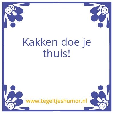 Tegeltje: Pukkelpp