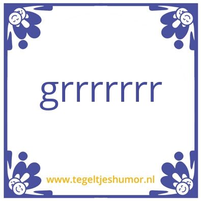 Tegeltje: gr