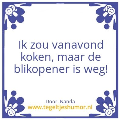 Tegeltje: Nanda