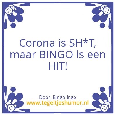 Tegeltje: BINGO