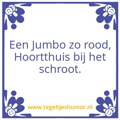 Tegeltje: Jumbo