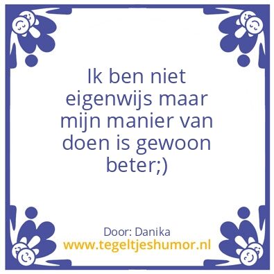 Tegeltje: Gewoon