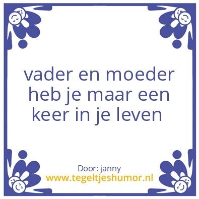 Tegeltje: janny