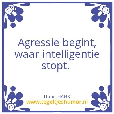 Tegeltje: HANK