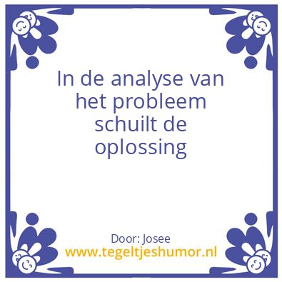 Tegeltje: optimist