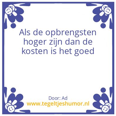Tegeltje: Ad