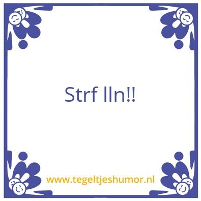 Tegeltje: Brt