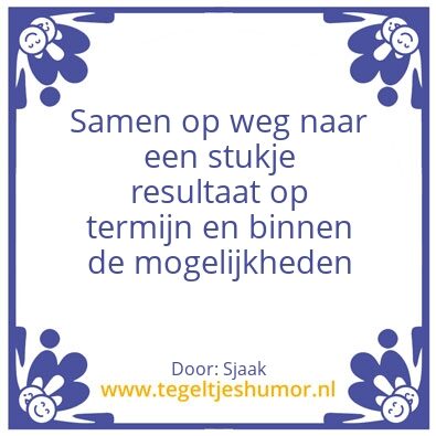 Tegeltje: Res