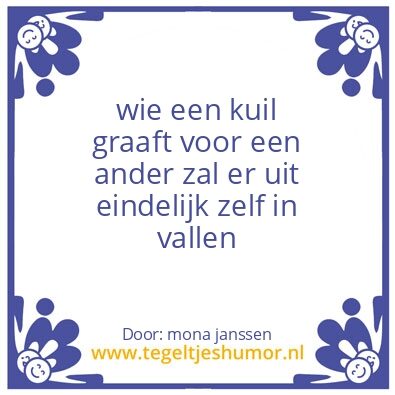 Tegeltje: mona