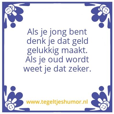 Tegeltje: Geld