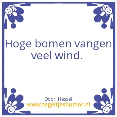 Tegeltje: Bomen