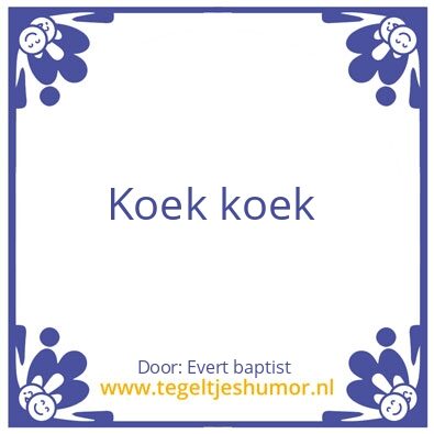Tegeltje: Tegel