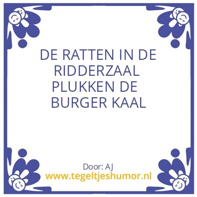 Tegeltje: KAAL