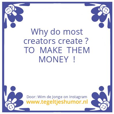 Tegeltje: creating