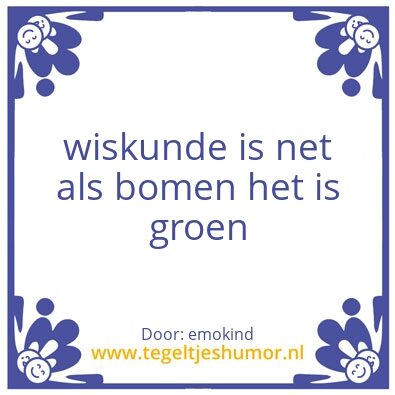 Tegeltje: tegel