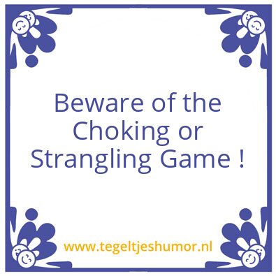 Tegeltje: Beware !