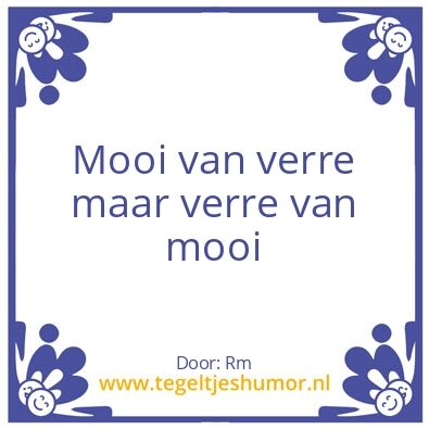 Tegeltje: Afstand