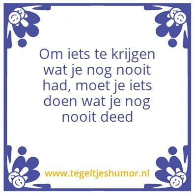 Tegeltje: fun