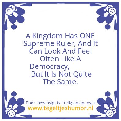 Tegeltje: ONE KING.