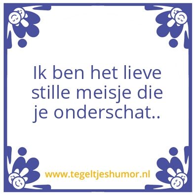 Tegeltje: Lief