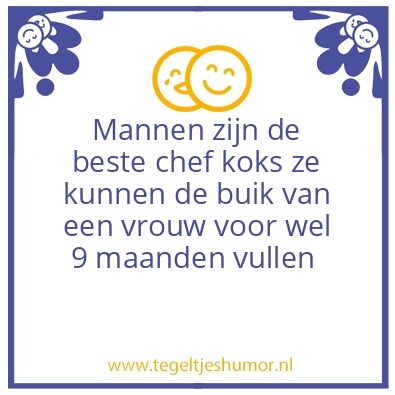 Tegeltje: Chef