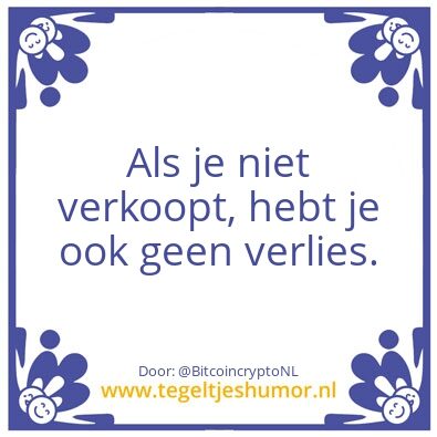 Tegeltje: #cryptocrash