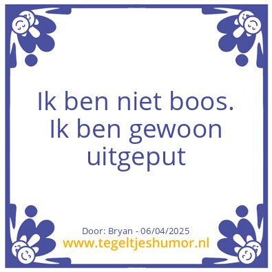 Tegeltje: Bryan