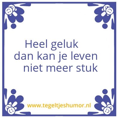 Tegeltje: test