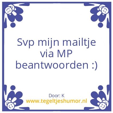Tegeltje: MP