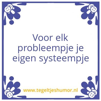 Tegeltje: paul