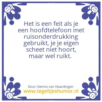 Tegeltje: Scheet