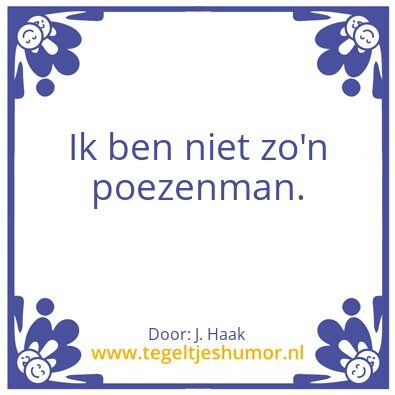 Tegeltje: Cadeau