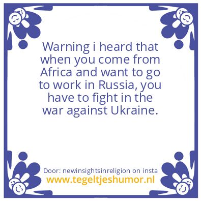 Tegeltje: Warning ! Warning ! Warning !