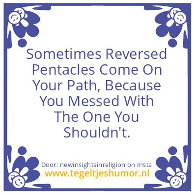 Tegeltje: Face It …