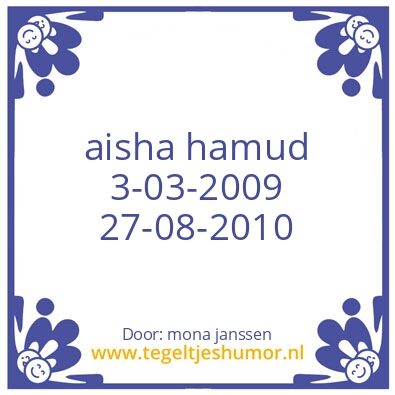 Tegeltje: mona