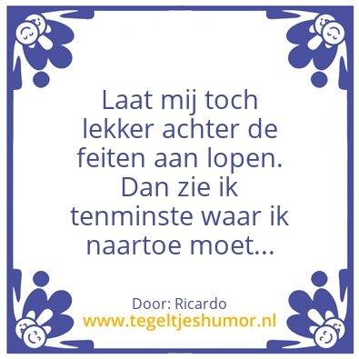 Tegeltje: Maikel’s mindset