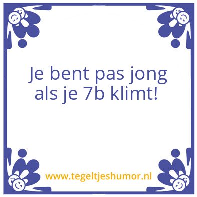 Tegeltje: Jong