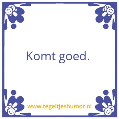 Tegeltje: Henk