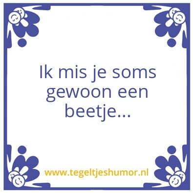Tegeltje: Mis