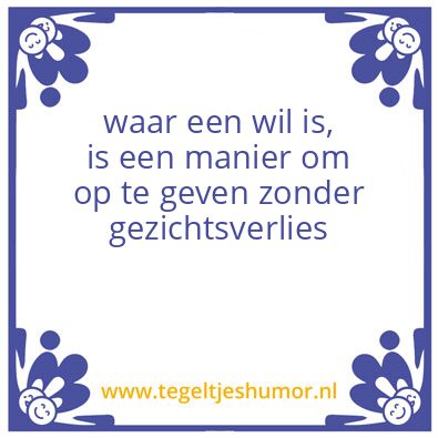 Tegeltje: Ja
