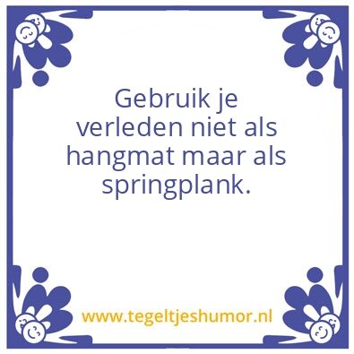 Tegeltje: Springplank