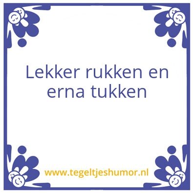 Tegeltje: kel