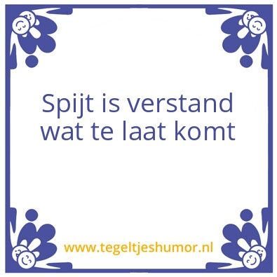 Tegeltje: …