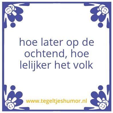Tegeltje: work quote