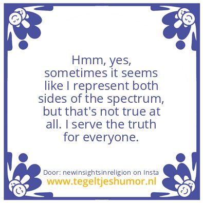 Tegeltje: responsibility