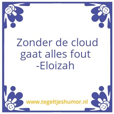 Tegeltje: elo